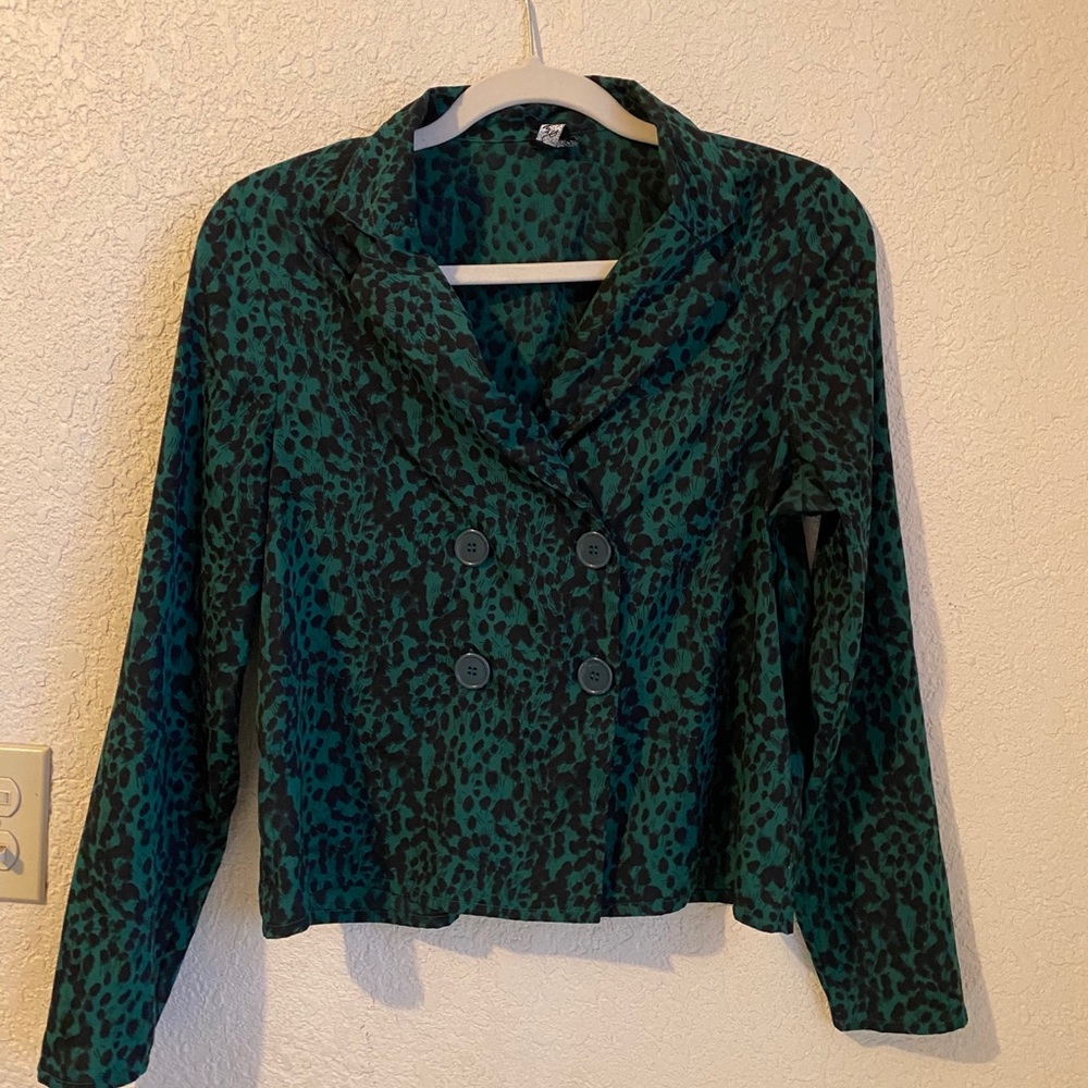 Animal print top